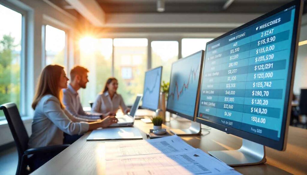 Banker explaining Loan EMI details to customer