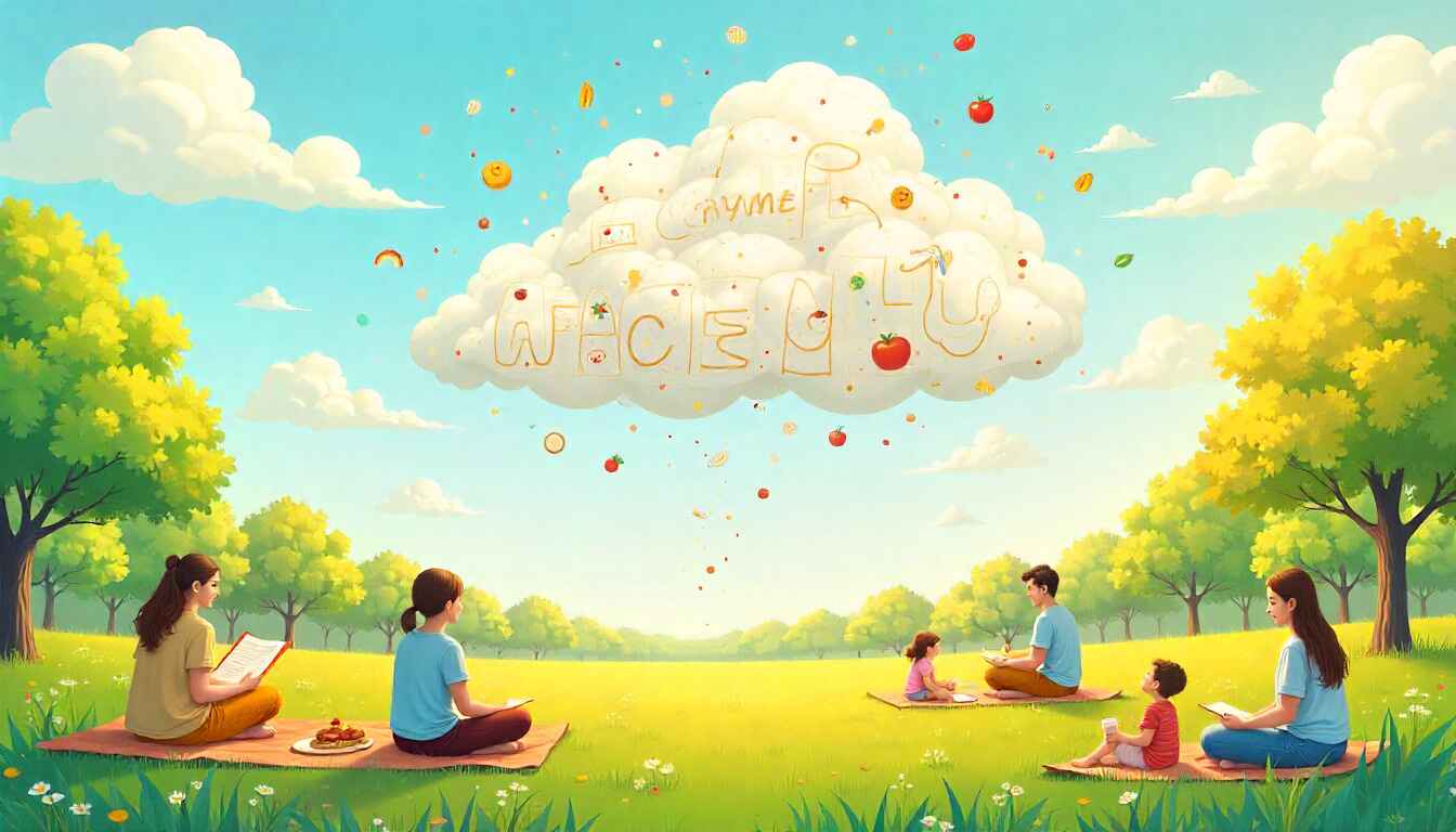 Generative AI टेक्नोलॉजी से नया कंटेंट बनाता हुआ