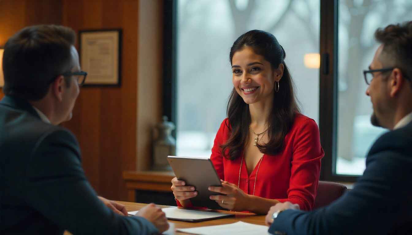 Young startup team working together in a co-working space in India
