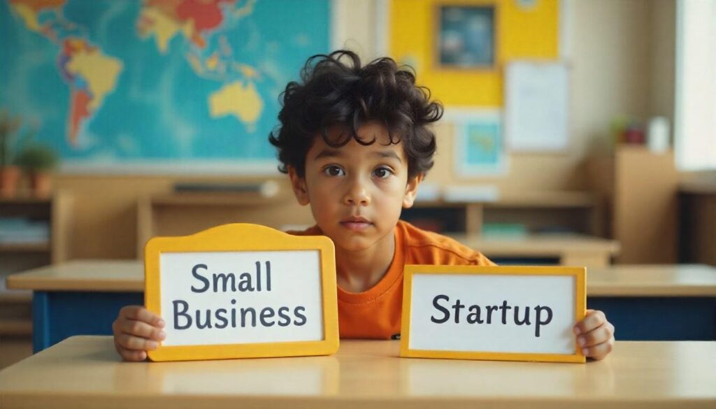 Small Business vs Startup ग्रोथ